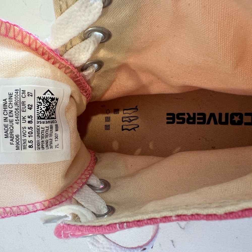 Converse Pink High-Top Sneakers - Picture 8 of 8